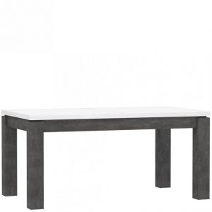 LENNOX Stół rozkładany ALCT44-C272 beton biały połysk