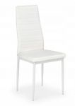 K70 krzesło białe eco skóra HALMAR