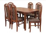 Zestaw stołowy Stół M667 + 6 krzeseł M574 rustikal