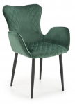 K427  krzesło ciemno zielony