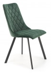 K450 krzesło ciemno zielony velvet