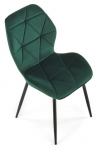 K453 krzesło ciemno zielony velvet