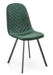 K462 krzesło ciemny zielony/czarny