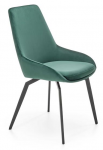 K479 krzesło ciemny zielony/czarny