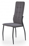 K334 krzesło popiel/czarny