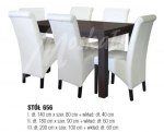 Zestaw stół 656 (I)  +6 krzesło 646
