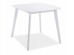 Stół SIGMA 80x80 biały/ drewno