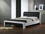CASSANDRA  łóżko 120  biało-czarny