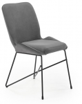 K454 krzesło popiel/czarny