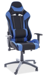 Fotel obrotowy VIPER czarny/ niebieski