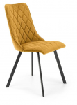 K450 krzesło musztardowy velvet