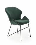 K458 krzesło ciemny zielony/czarny