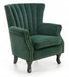 TITAN fotel wypoczynkowy zielony velvet