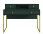 CLOE biurko 03 zielony/złoty