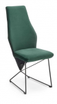 K485 krzesło ciemno zielony/czarny