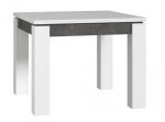 BRUGIA Stół rozkładany EST45-C639 biały połysk beton