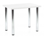 Stół MODEX 90x60  biały / chrom
