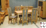 Zestaw stołowy M1 stół m874 120(160)x70  + 6krzeseł M347
