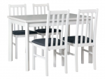 Zestaw stół MAX 5 P + 4 krzesła BOS 10