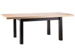 Stół PRESTO rozkładany 140(218)x80 artisan/czarny