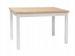 Stół ADAM 100x60 dąb / biały mat