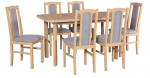 Zestaw stół DWS 2P + 6 krzeseł DBS 7 SONOMA